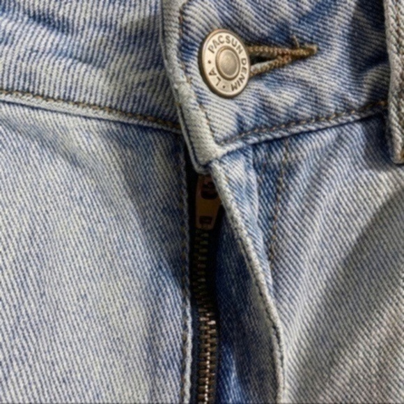 PacSun Eco Light Blue Mom Shorts Size 28 - Picture 4 of 8